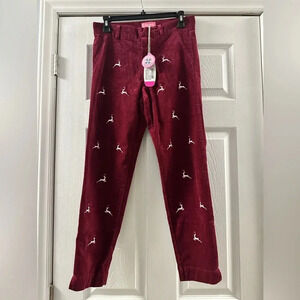 CASTAWAY NANTUCKET ISLAND Stretch Corduroy Ankle Capri Pants